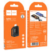 Адаптер Hoco UA31A iP male to USB female OTG [Black]