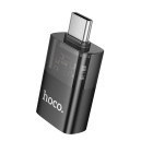 Адаптер Hoco UA36B C male to USB female OTG transparent adapter [Black]