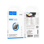 Адаптер Hoco UA36C USB male to C female USB2.0 adapter transparent [Black]