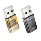 Адаптер Hoco UA36C USB male to C female USB2.0 adapter transparent [Black]