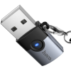 Adaptor Hoco UA46B Victory USB male to Type-C female adapter [Metal gray]