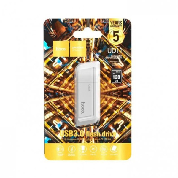 Flash Drive Hoco UD11 Wisdom USB3.0 (128GB) [White]