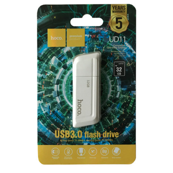Flash Drive Hoco UD11 Wisdom USB3.0 (32GB) [White]