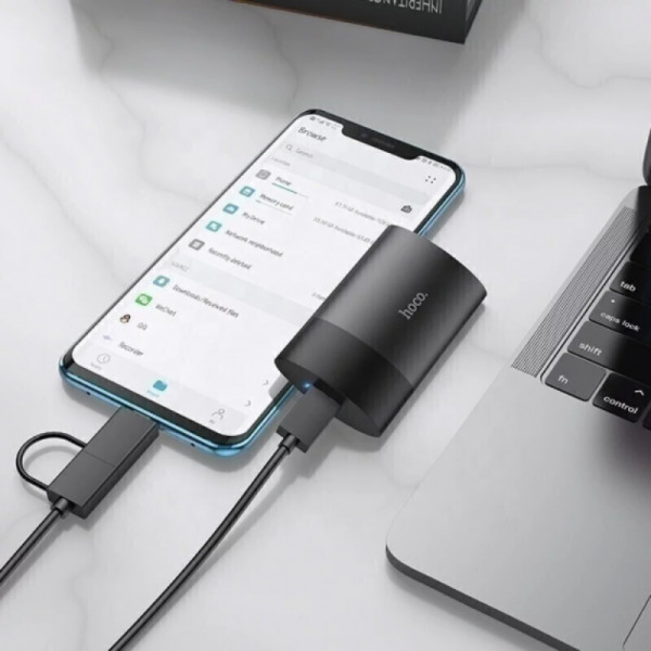 Внешний накопитель Hoco UD12 SSD Mobile (128GB) [Black]