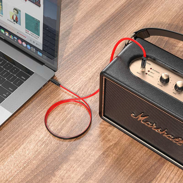 Cablu Hoco UPA16 Audio AUX 3.5mm (2m) [Red]