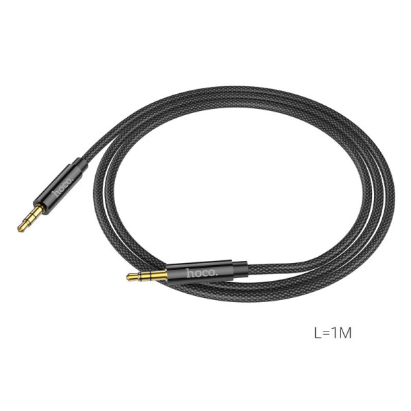 Кабель Hoco UPA19 Audio AUX 3.5mm (1м) [Black]