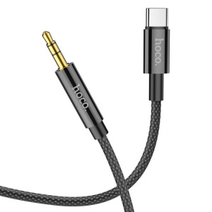 Кабель Hoco UPA19 Audio AUX 3.5mm to Type-C (1м) [Black]