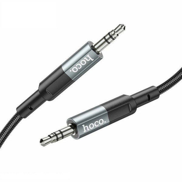 Кабель Hoco UPA23 Audio AUX 3.5mm (1m)[Metal-Gray]