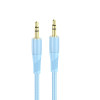 Кабель Hoco UPA25 AUX Transparent Discovery Edition [Blue]