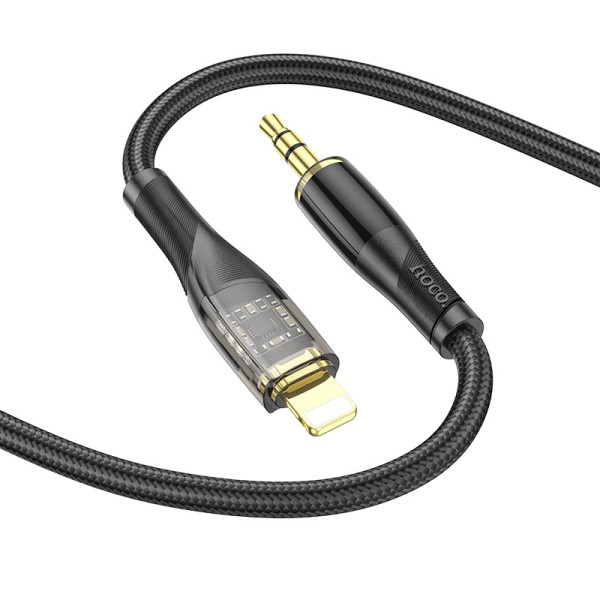 Cablu Hoco UPA25 AUX to Lighting [Black]