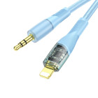 Кабель Hoco UPA25 AUX to Lighting [Blue]
