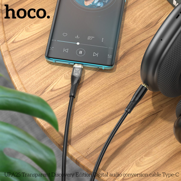 Кабель Hoco UPA25 AUX to Type-C [Black]