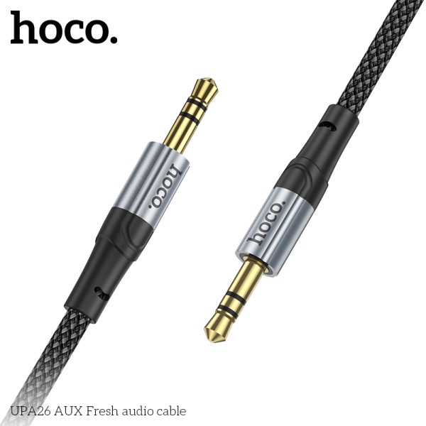 Cablu Hoco UPA26 AUX Fresh audio cable (1m) [Black]