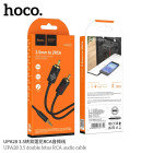Cablu Hoco UPA28 3.5 double lotus RCA audio cable (1.5m) [Black]