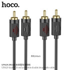 Cablu Hoco UPA29 dual RCA red and white (1.5m) [Black]