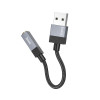 Cablu Hoco UPA32D Clever audio converter USB to 3.5 [Black]