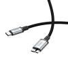 Cablu Hoco US10 Type-C to Micro USB3.0 excellent speed cable [Black]