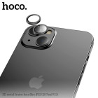 Lentile de protectie Hoco 3D metal frame lens film iP15/15 Plus(V13) [Black]