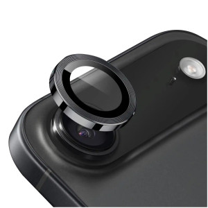 Lentile de protectie Hoco Crystal clear HD 3D metal frame lens glass iP 17 Air (V14) [Black]