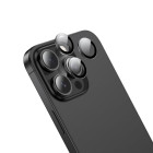 Lentile de protectie Hoco V14 Crystal Clear For Apple iPhone 16 Pro Max [Black]