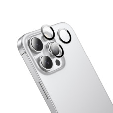 Lentile de protectie Hoco V14 Crystal Clear For Apple iPhone 16 Pro Max [Silver]