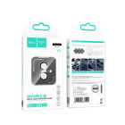 Lentile de protectie Hoco V14 Crystal Clear For Apple iPhone 16 Plus [Black]