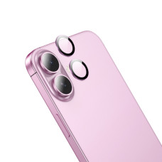 Lentile de protectie Hoco V14 Crystal Clear For Apple iPhone 16 Plus [Pink]