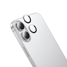 Lentile de protectie Hoco V14 Crystal Clear For Apple iPhone 16 Plus [Silver]