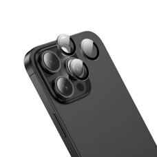 Lentile de protectie Hoco V15 Invisible For Apple iPhone 16 Pro Max [Black]