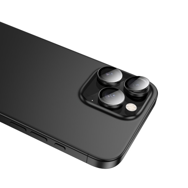 Lentile de protectie Hoco V15 Invisible For Apple iPhone 16 Pro [Black]