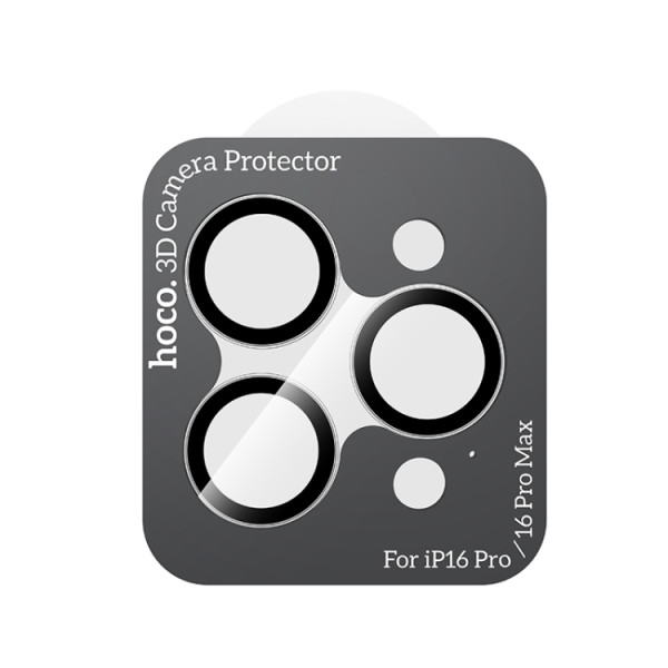 Lentile de protectie Hoco V15 Invisible For Apple iPhone 16 Pro [Silver]