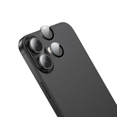 Lentile de protectie Hoco V15 Invisible For Apple iPhone 16 Plus [Black]