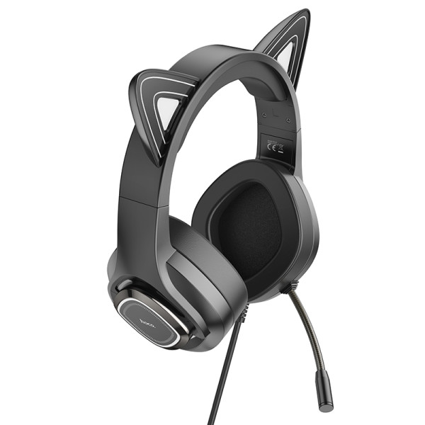 Casti Hoco W107 Cute cat (Gaming)[Phantom]