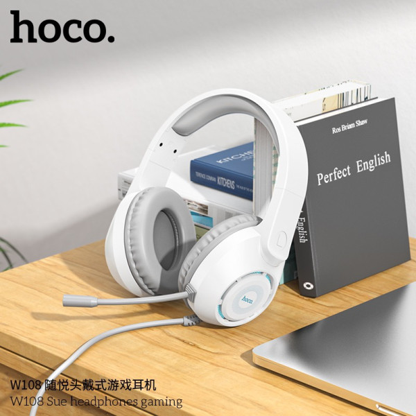 Casti Hoco W108 Sue Gaming [Black]