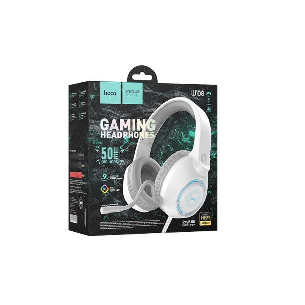 Наушники Hoco W108 Sue Gaming [White]