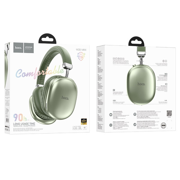 Casti Wireless Hoco W35 Max Joy BT headphones [Green]