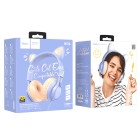 Casti Hoco W36 Cat ear with mic [Dream-Blue]