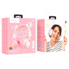 Casti Hoco W36 Cat ear with mic [Pink]