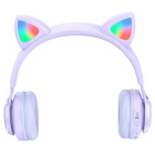 Наушники Wireless Hoco W39 Cat Ear [Purple]