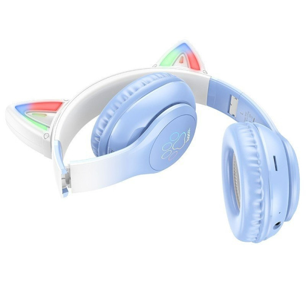 Наушники Bluetooth Hoco W42 Cat [Cherry-blossom]