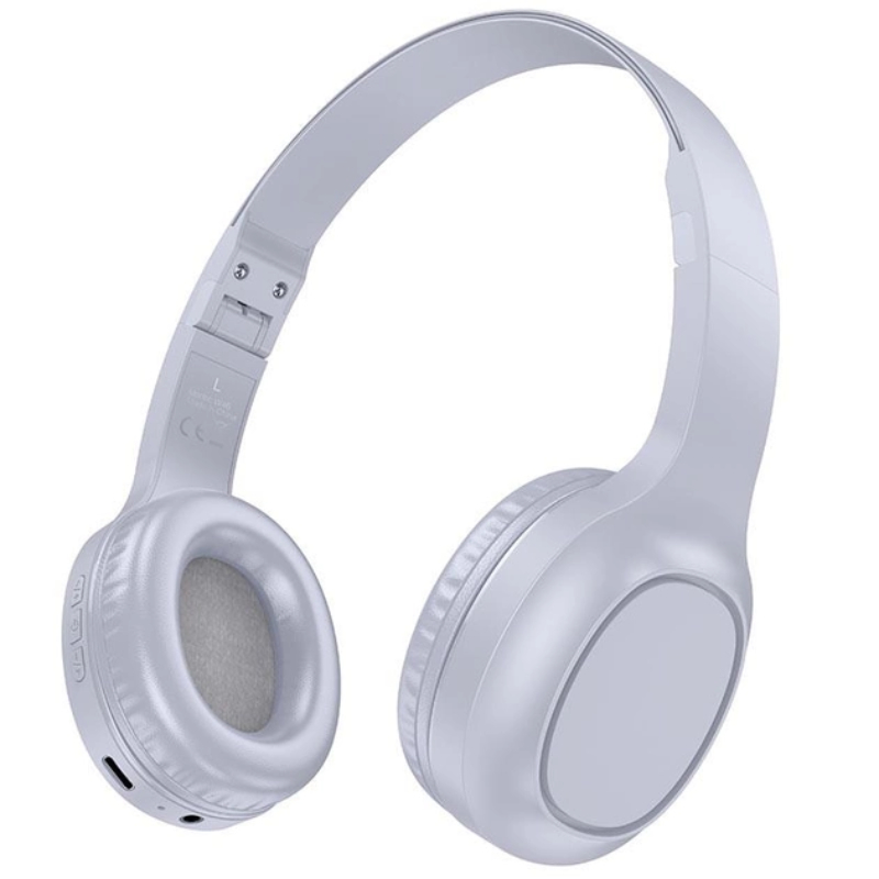 Беспроводные наушники Hoco W46 Charm BT headset [Light-Blue-Gray]