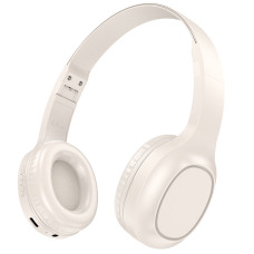 Casti wireless Hoco W46 Charm BT headset [Milky-White]