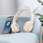 Casti wireless Hoco W46 Charm BT headset [Milky-White]