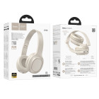 Casti wireless Hoco W46 Charm BT headset [Milky-White]