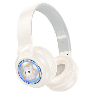 Наушники беспроводные Hoco W50 Cute fun BT headphones [Milky White]