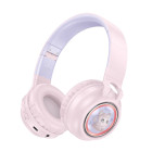 Casti Wireless Hoco W50 Cute fun BT headphones [Pink]
