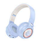 Casti Wireless Hoco W50 Cute fun BT headphones [Blue]
