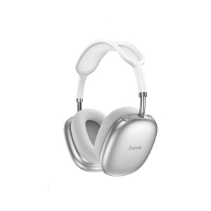 Casti Wireless Hoco W55 Plus Happiness ANC noise reduction BT headphones [Silver]
