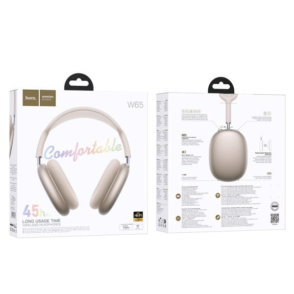 Casti Hoco W65 Happy BT headphones [Star Color]