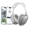 Наушники беспроводные Hoco W68 Calma ANC noise-canceling BT headphones(App) [Silver]
